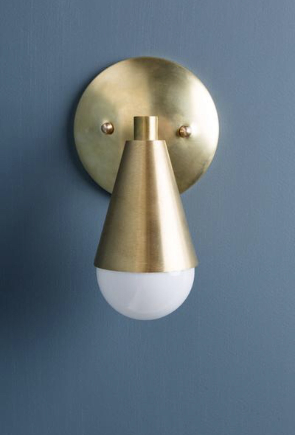 Mid-Centery Brass Sconce